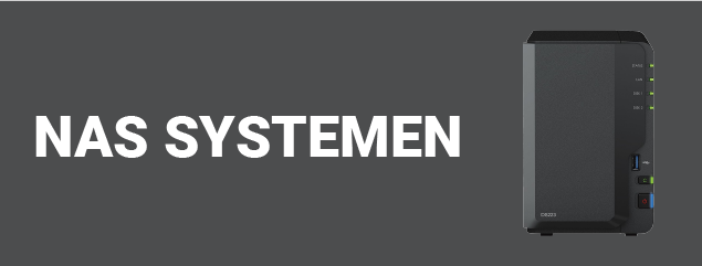 Info banner voor NAS systemen